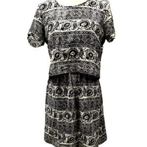 "Madewell" Sheer Dress,1 Piece, Whimsy goth, Peekaboo Back, Office Dress, Summer